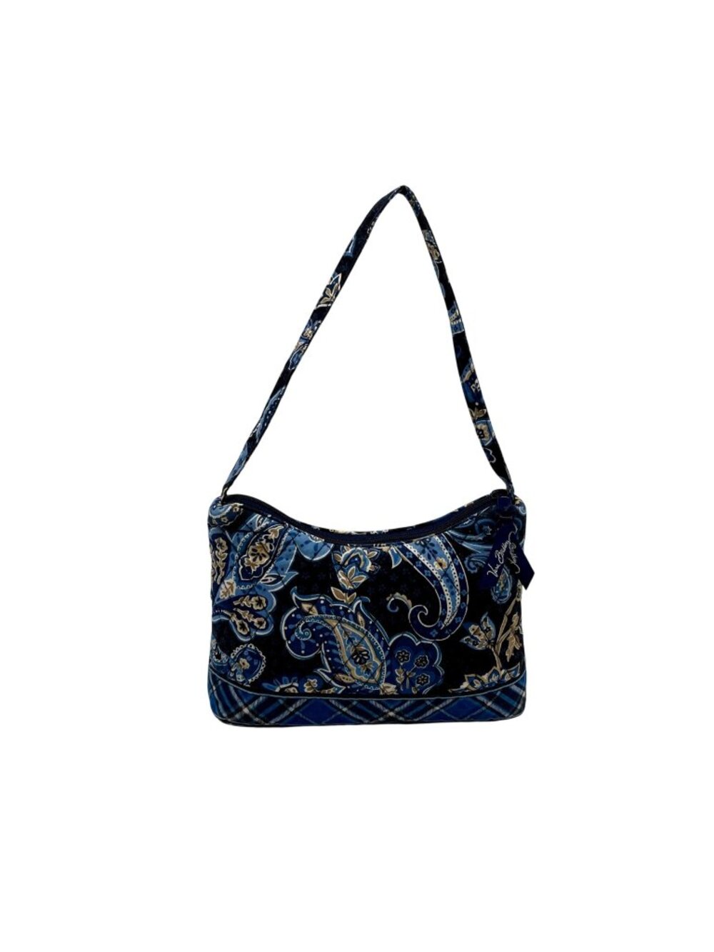 Vera Bradley Blue Paisley Pattern Hobo Bag